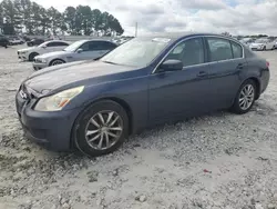 Salvage cars for sale at Loganville, GA auction: 2009 Infiniti G37 Base