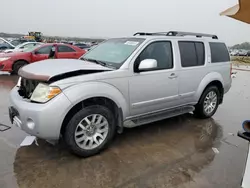 Salvage cars for sale at Grand Prairie, TX auction: 2011 Nissan Pathfinder S