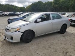 Salvage vehicles for parts for sale at auction: 2013 Toyota Corolla Base