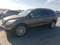 Salvage cars for sale at Grand Prairie, TX auction: 2010 Buick Enclave CXL