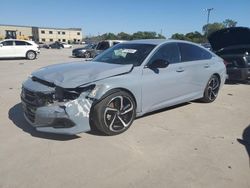 Honda salvage cars for sale: 2021 Honda Accord Sport