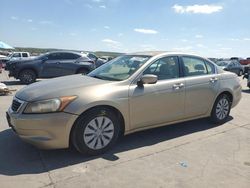 Salvage cars for sale at Grand Prairie, TX auction: 2008 Honda Accord LX