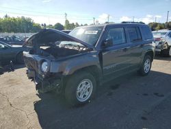 Jeep Patriot Sport salvage cars for sale: 2015 Jeep Patriot Sport