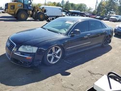 Audi salvage cars for sale: 2008 Audi A8 L Quattro