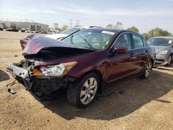 Salvage cars for sale at Elgin, IL auction: 2008 Honda Accord EXL