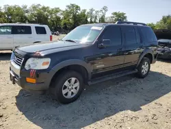 Ford salvage cars for sale: 2007 Ford Explorer XLT