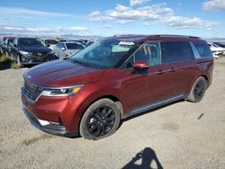 Salvage cars for sale at Helena, MT auction: 2023 KIA Carnival SX