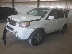 Salvage cars for sale at Des Moines, IA auction: 2007 Honda Pilot EXL