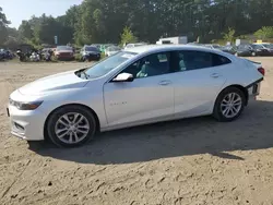 Chevrolet salvage cars for sale: 2016 Chevrolet Malibu LT