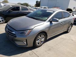 Salvage cars for sale at Sacramento, CA auction: 2019 Hyundai Elantra SEL