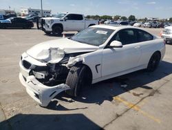 Salvage cars for sale at Grand Prairie, TX auction: 2016 BMW 428 I