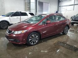 Salvage cars for sale at Ham Lake, MN auction: 2013 Honda Civic EX