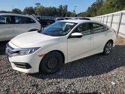 Honda salvage cars for sale: 2018 Honda Civic LX