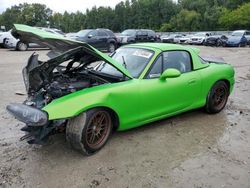 Salvage cars for sale at Hampton, VA auction: 2001 Mazda MX-5 Miata Base