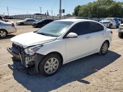 Salvage cars for sale at Oklahoma City, OK auction: 2021 KIA Rio LX