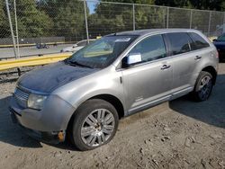 Salvage cars for sale at Waldorf, MD auction: 2008 Lincoln MKX