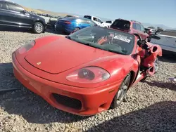 Salvage cars for sale at Magna, UT auction: 2001 Ferrari 360 Spider