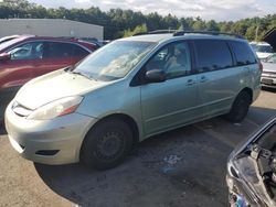 Salvage cars for sale at Exeter, RI auction: 2008 Toyota Sienna CE