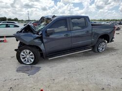 Salvage cars for sale at Arcadia, FL auction: 2021 Chevrolet Silverado C1500 Custom