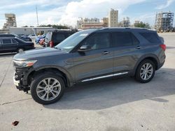 Salvage cars for sale at New Orleans, LA auction: 2020 Ford Explorer Limited