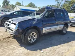 Chevrolet Tracker salvage cars for sale: 2001 Chevrolet Tracker LT