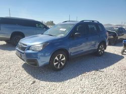 Salvage cars for sale at Taylor, TX auction: 2018 Subaru Forester 2.5I