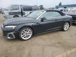 Salvage cars for sale at Woodhaven, MI auction: 2023 Audi A5 Premium Plus 45