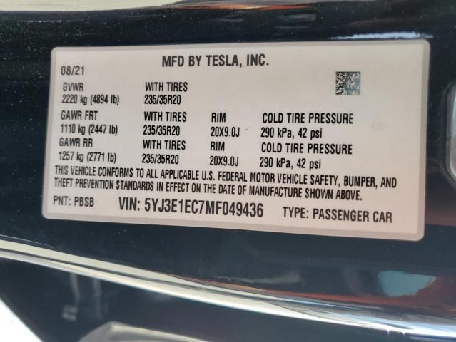 2021 Tesla Model 3