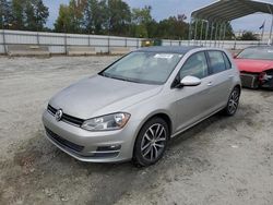 Salvage cars for sale at Spartanburg, SC auction: 2015 Volkswagen Golf