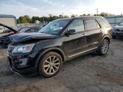 Salvage cars for sale at Pennsburg, PA auction: 2017 Ford Explorer Limited