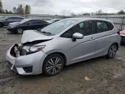 Salvage cars for sale at Arlington, WA auction: 2015 Honda FIT EX