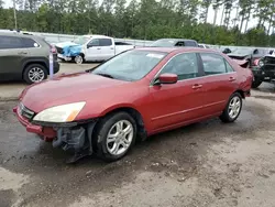 2007 Honda Accord EX en venta en Harleyville, SC