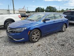 Salvage cars for sale at Montgomery, AL auction: 2015 Chrysler 200 Limited