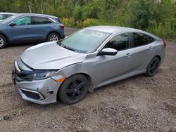 Salvage cars for sale at Cookstown, ON auction: 2019 Honda Civic LX