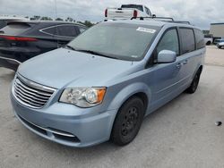 Salvage cars for sale at Houston, TX auction: 2016 Chrysler Town & Country LX