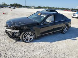 Salvage cars for sale at Arcadia, FL auction: 2013 Mercedes-Benz C 250