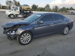 Salvage cars for sale at Bridgeton, MO auction: 2013 Honda Accord EXL