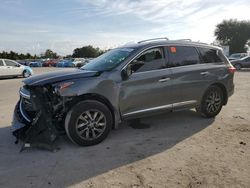 Salvage cars for sale at Tifton, GA auction: 2015 Infiniti QX60