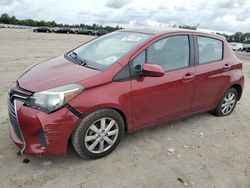 Toyota Yaris salvage cars for sale: 2017 Toyota Yaris L