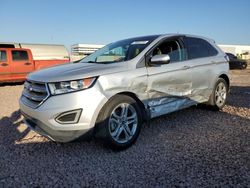 Salvage cars for sale at auction: 2017 Ford Edge Titanium