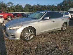 Salvage cars for sale at Riverview, FL auction: 2015 Infiniti Q50 Base