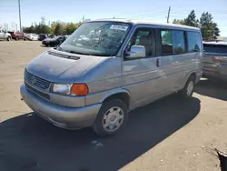 Salvage cars for sale from Copart Denver, CO: 2000 Volkswagen Eurovan MV