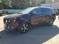 KIA salvage cars for sale: 2017 KIA Sorento EX