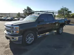 Chevrolet salvage cars for sale: 2015 Chevrolet Silverado C1500 LT