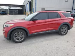 Salvage cars for sale at Orlando, FL auction: 2021 Ford Explorer XLT