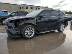 Salvage cars for sale at Wilmer, TX auction: 2021 Toyota Highlander Hybrid Limited