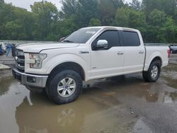 Salvage cars for sale at Shreveport, LA auction: 2015 Ford F150 Supercrew