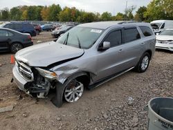 Salvage cars for sale at Chalfont, PA auction: 2015 Dodge Durango SXT