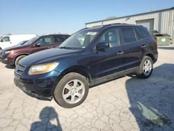 Salvage cars for sale at Kansas City, KS auction: 2009 Hyundai Santa FE SE