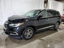 Salvage cars for sale at Leroy, NY auction: 2019 Infiniti QX60 Luxe